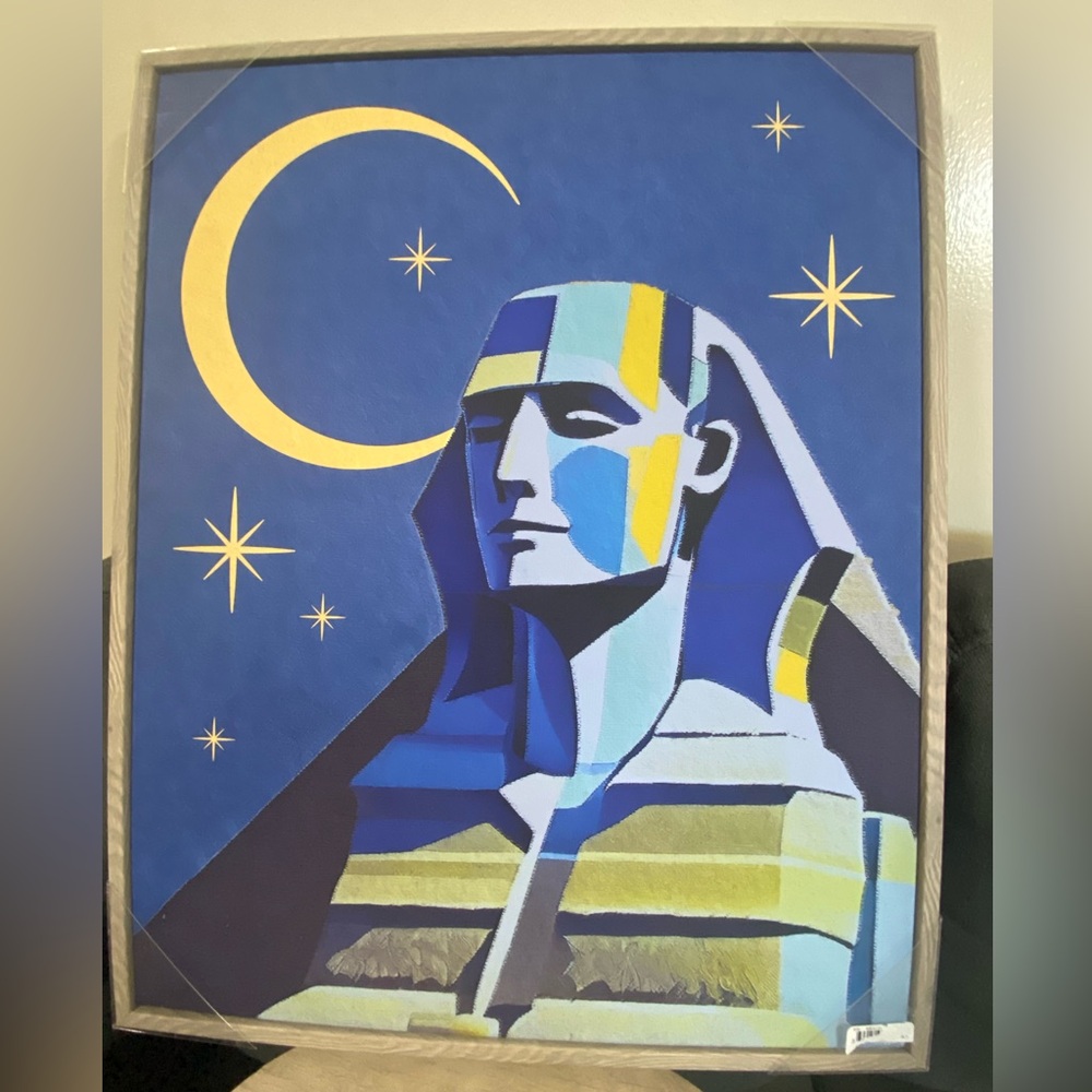 NWT Sphinx with Moon Canvas Wall Art
20” x 16”